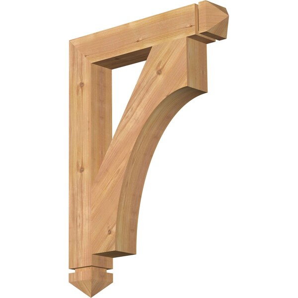 Ekena Millwork Westlake Arts & Crafts Smooth Bracket, Western Red Cedar, 3 1/2"W x 22"D x 30"H BKT04X22X30WTL03SWR - main